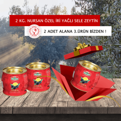2 Özel İri Gemlik Yağlı Sele Alana 3. Bizden 2 Özel İri Gemlik Yağlı Sele Alana 3. Bizden